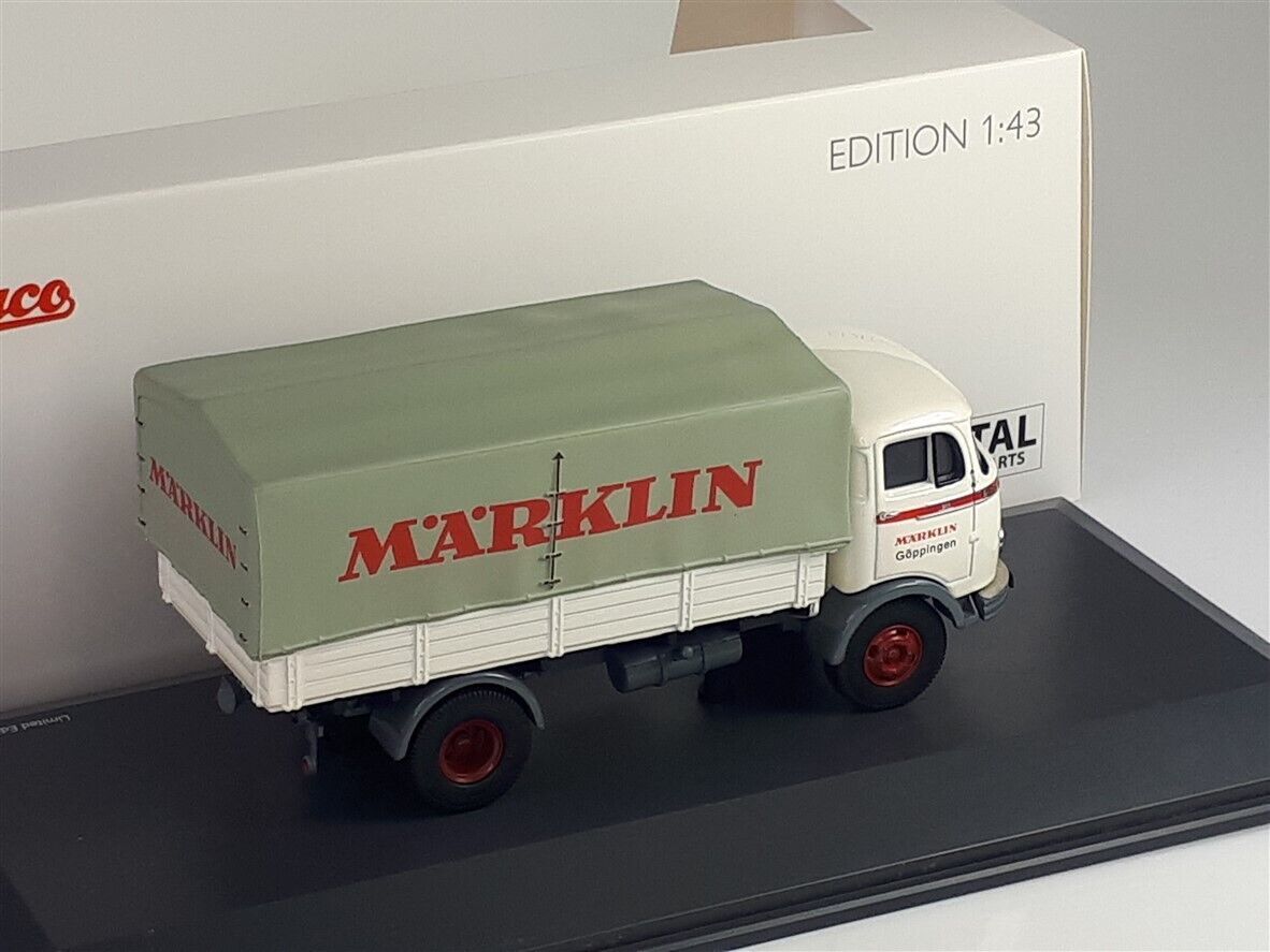 Schuco 1:43 Mercedes-Benz LP911 Marklin Flatbed Truck 450309900
