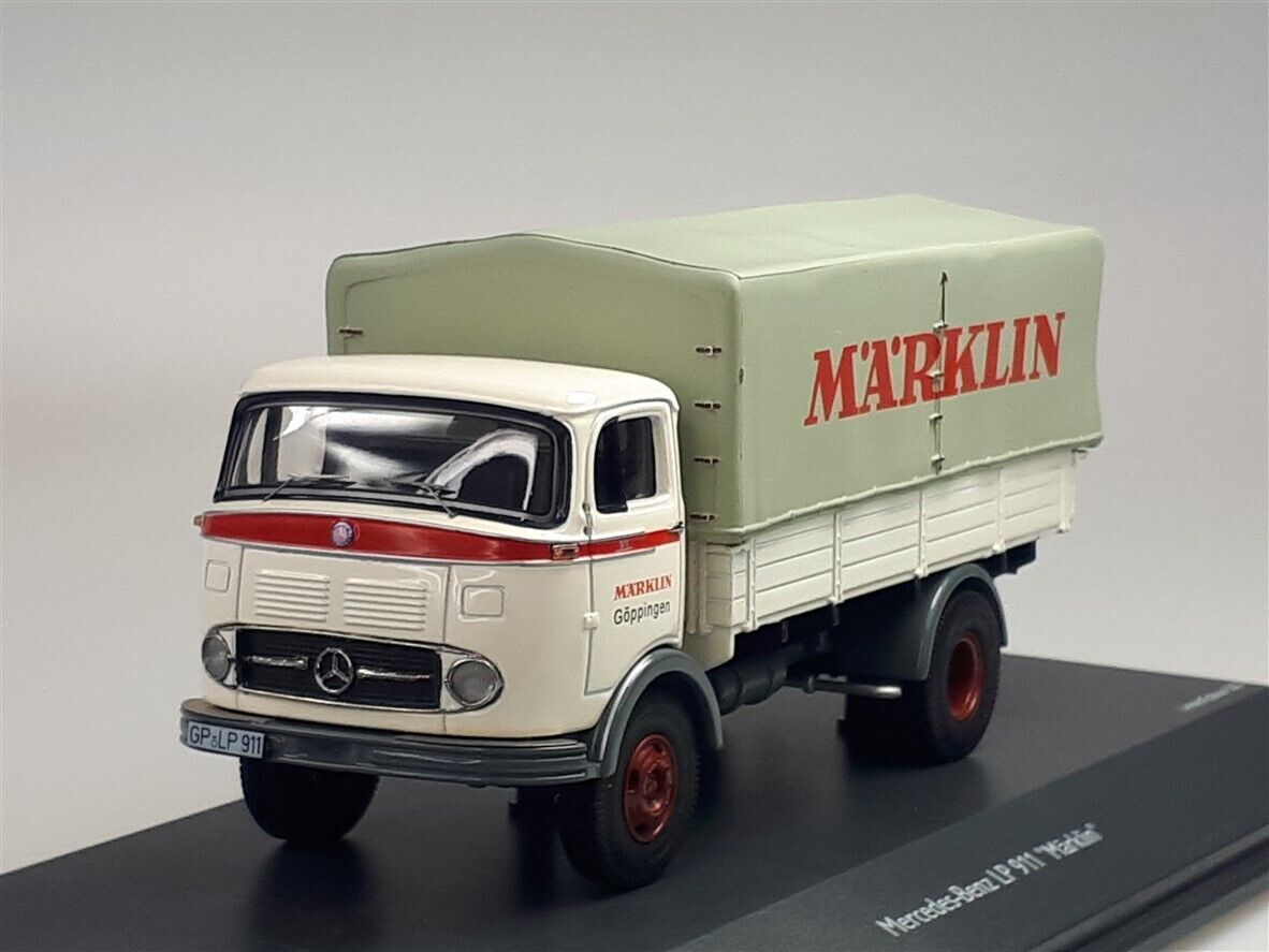 Schuco 1:43 Mercedes-Benz LP911 Marklin Flatbed Truck 450309900