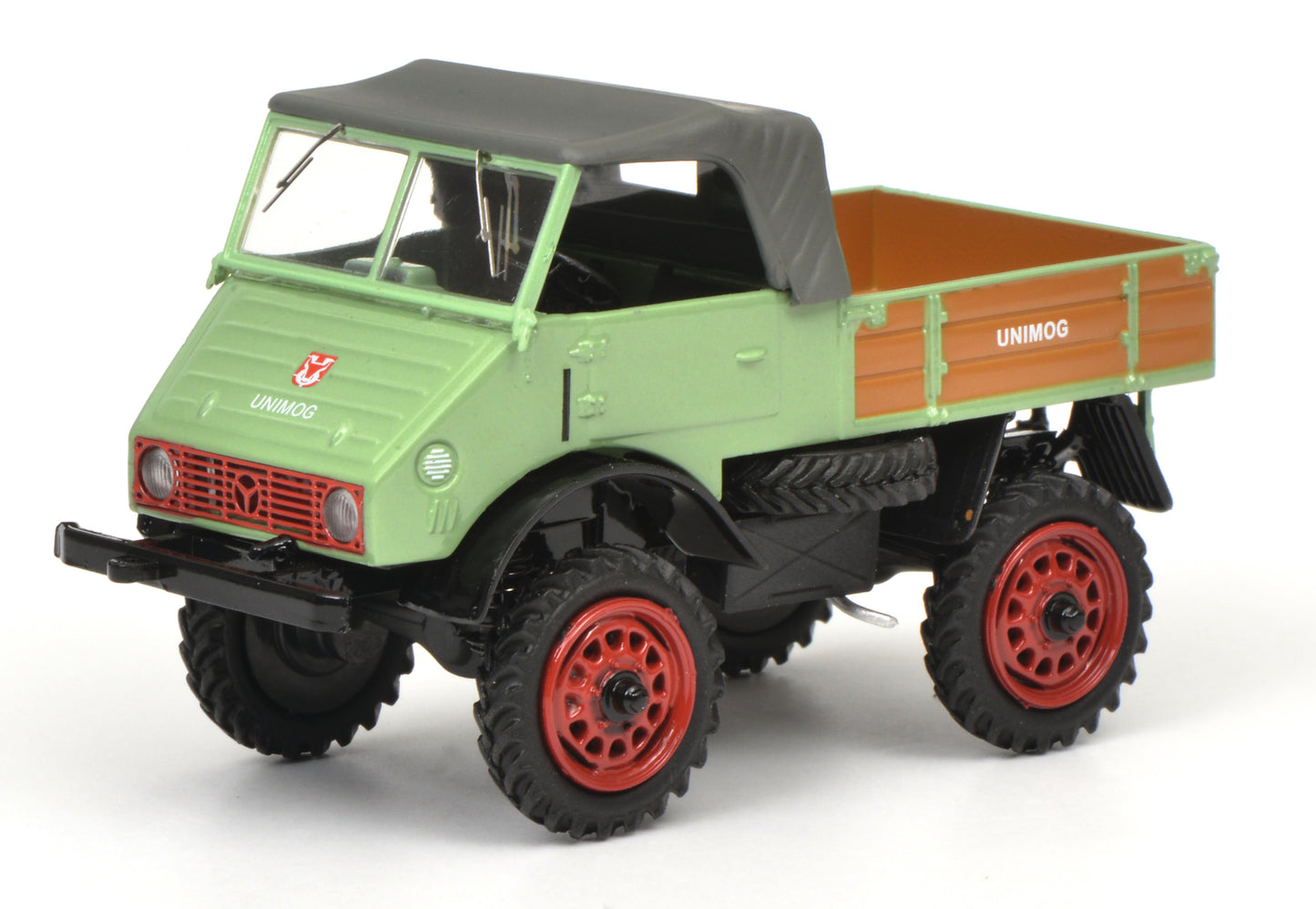 Schuco 1/43 Mercedes-Benz Unimog U 401 light green 450313200