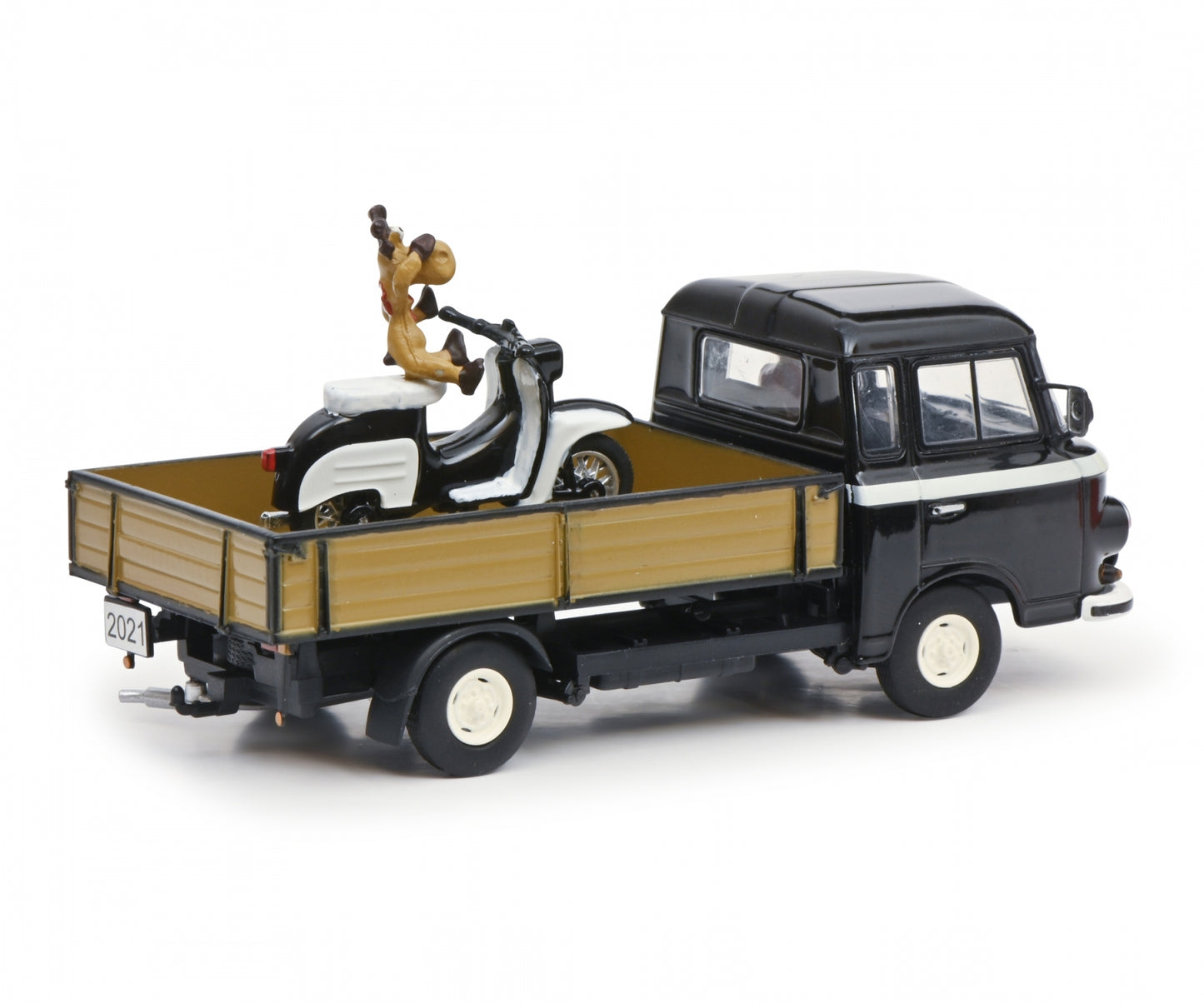 Schuco 1:43 Barkas B1000 XMAS 2021 Motorcycle 450367400