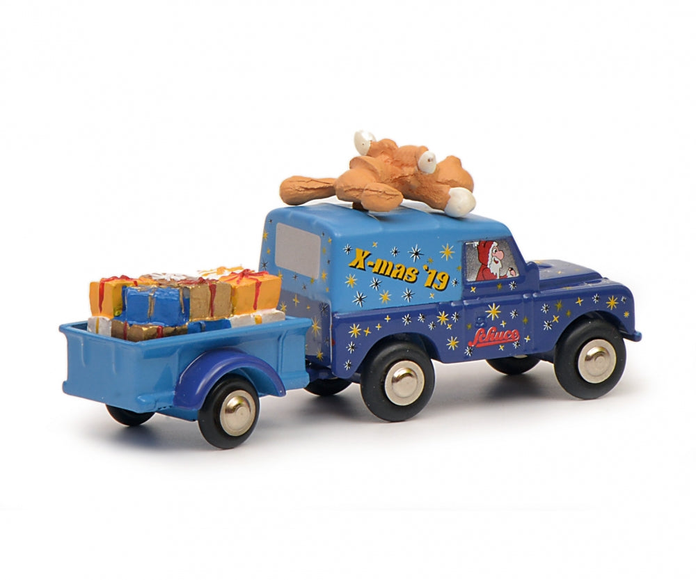 Schuco 1:90 Piccolo Land Rover with trailer Christmas Edition 2019 Limited 750 450502800
