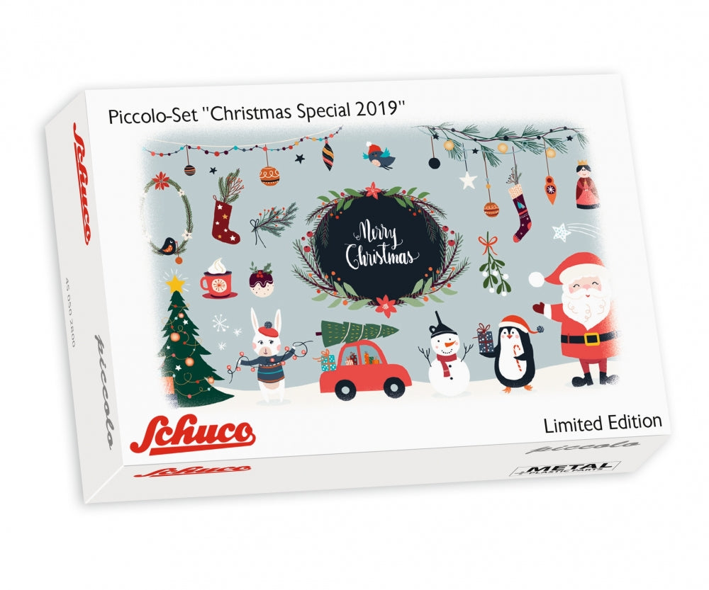 Schuco 1:90 Piccolo Land Rover with trailer Christmas Edition 2019 Limited 750 450502800