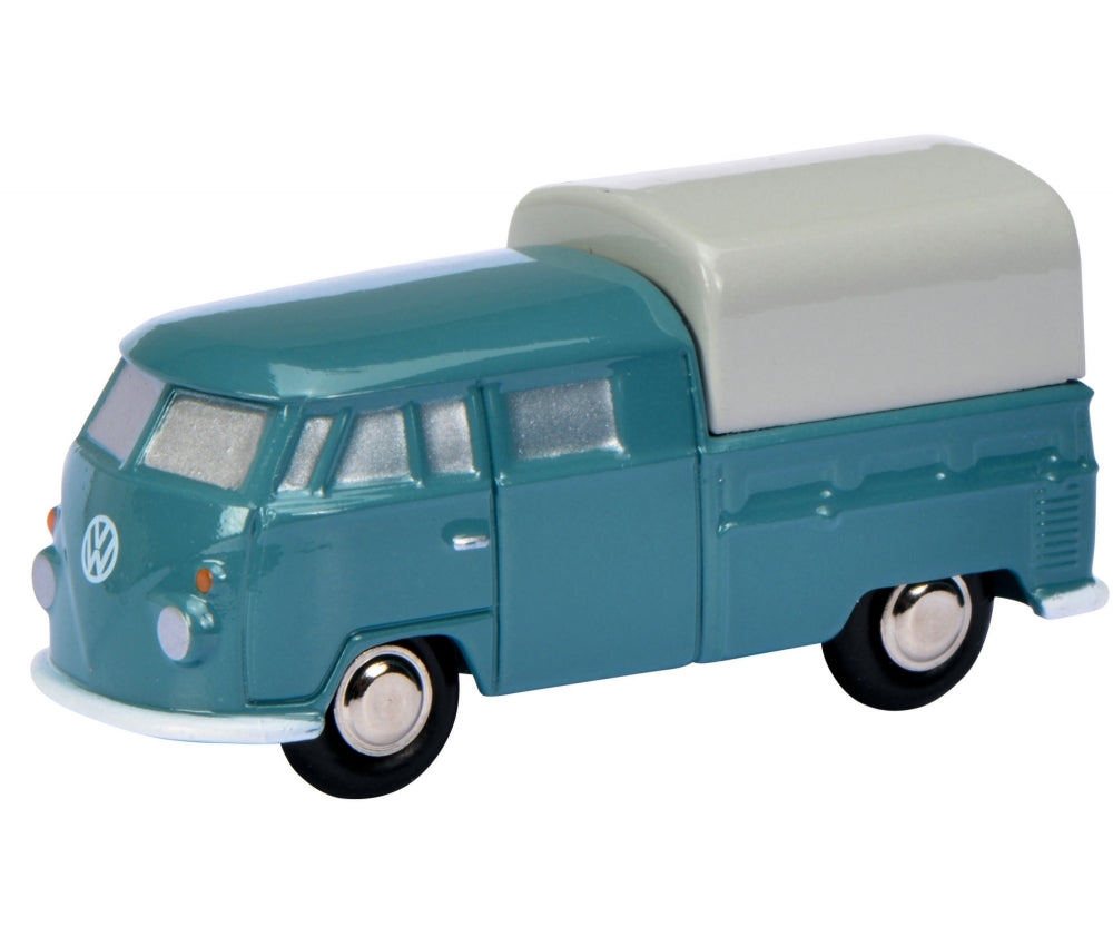 Schuco 1:90 Piccolo Volkswagen T1 Truck with Tarpaulin Blue 450557000