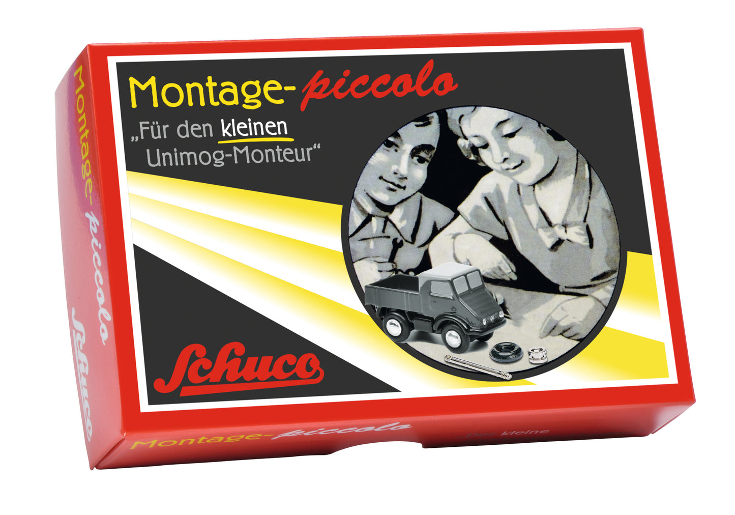 Schuco 1:90 Piccolo Mercedes-Benz Unimog 401 construction kit 450559600