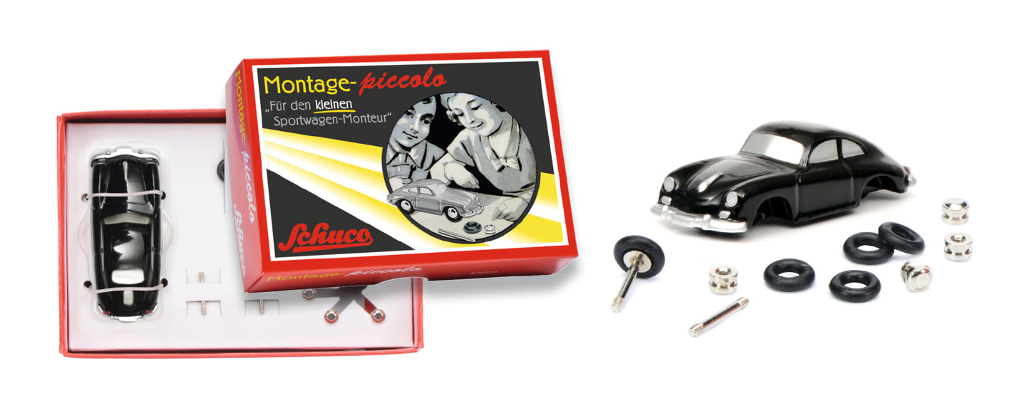 Schuco 1:90 The small sports car mechanic Porsche 356 Coupe Piccolo construction kit 450559800