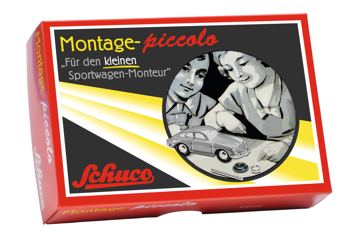 Schuco 1:90 The small sports car mechanic Porsche 356 Coupe Piccolo construction kit 450559800