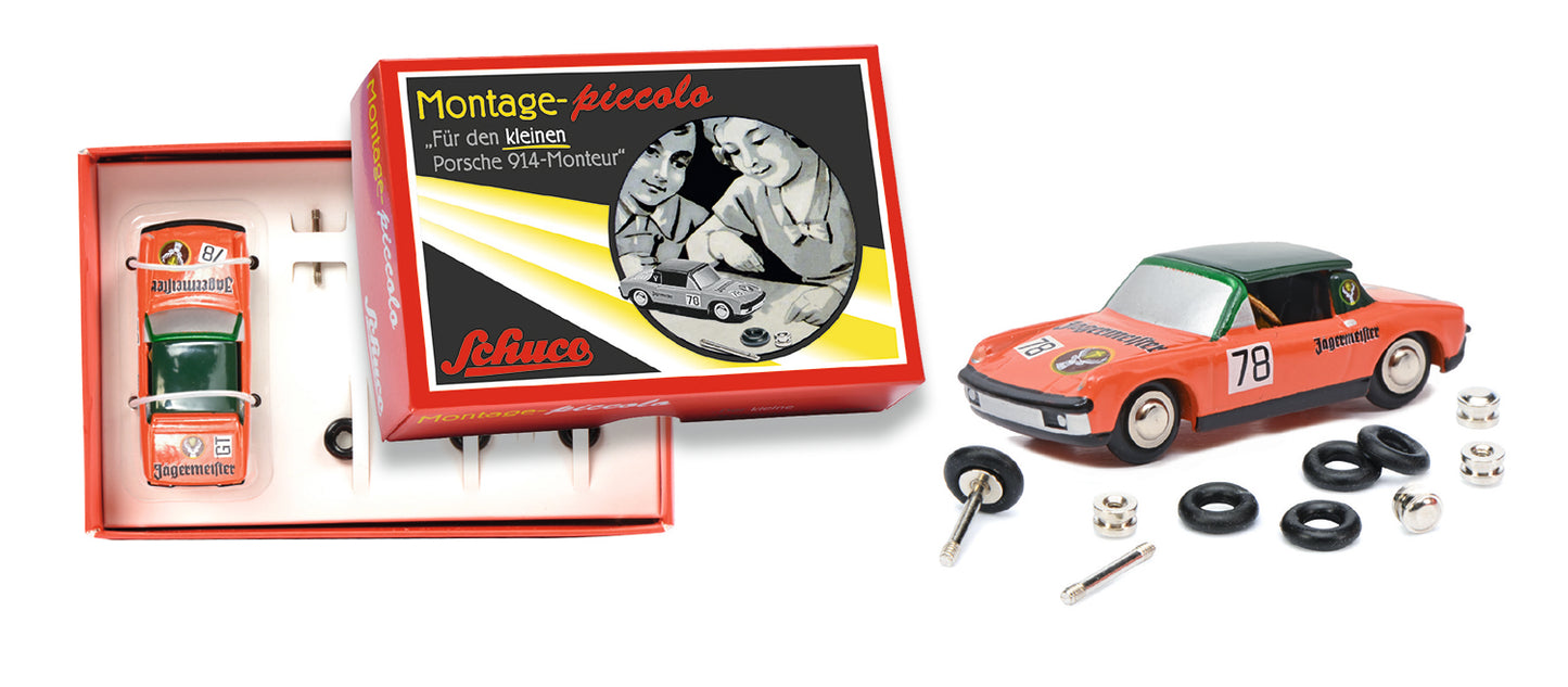 Schuco 1:90 Piccolo Porsche 914 Jagermeister 1000km Nurburgring 1972 Construction Kit 450560600