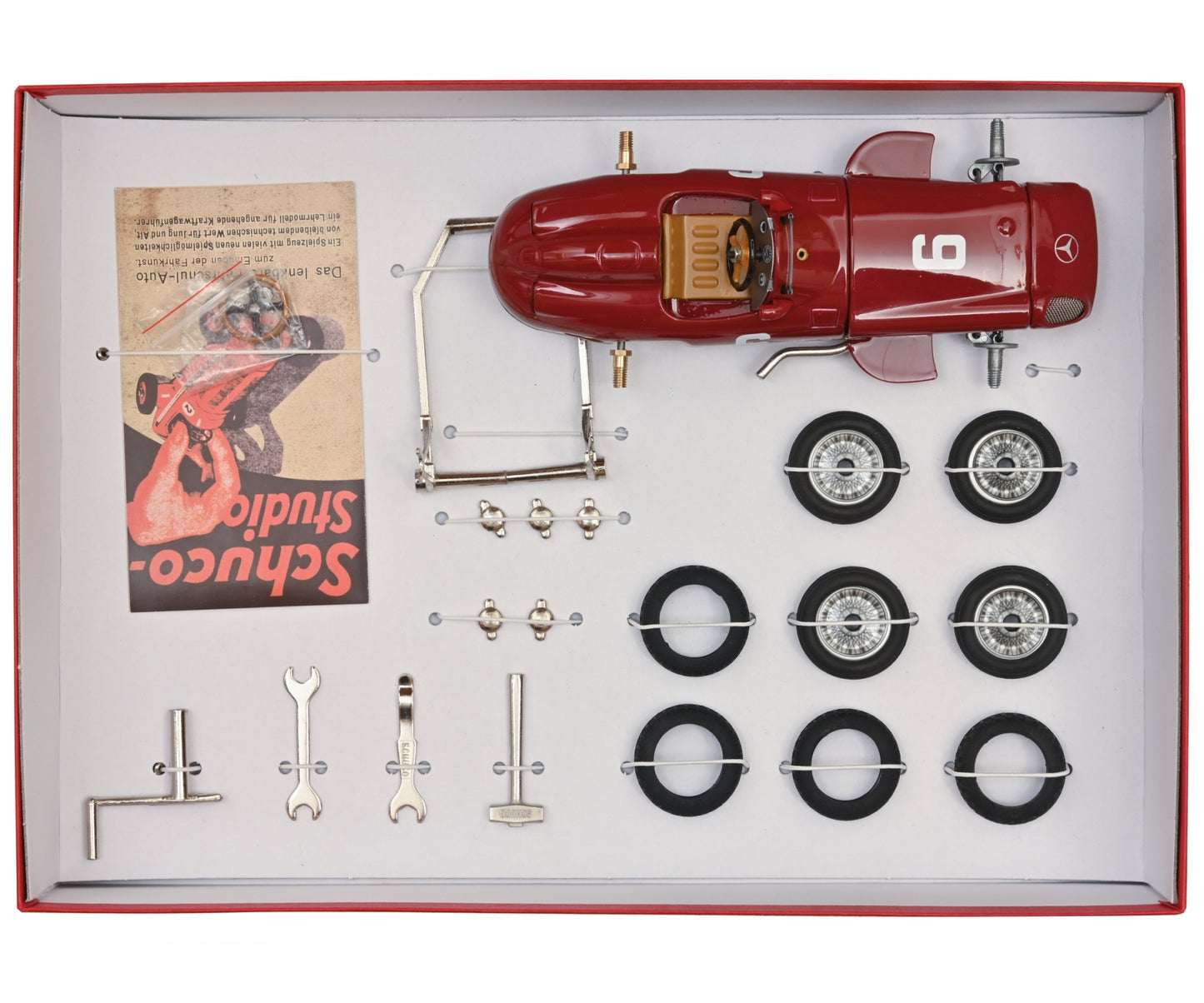 Schuco Mercedes-Benz Silver Arrows Type W196 Studio VII construction kit 450603900