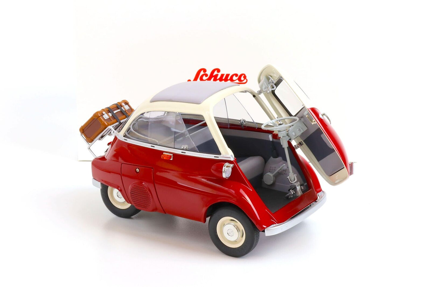 Schuco 1:12 BMW Isetta Exprot red/white 450672000