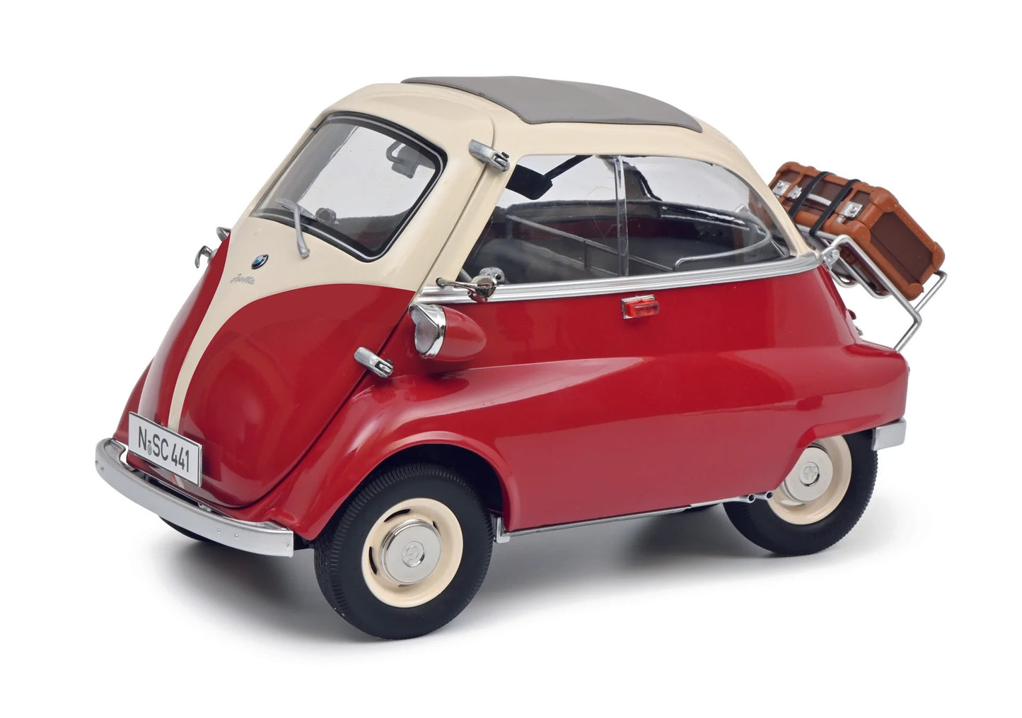 Schuco 1:12 BMW Isetta Exprot red/white 450672000