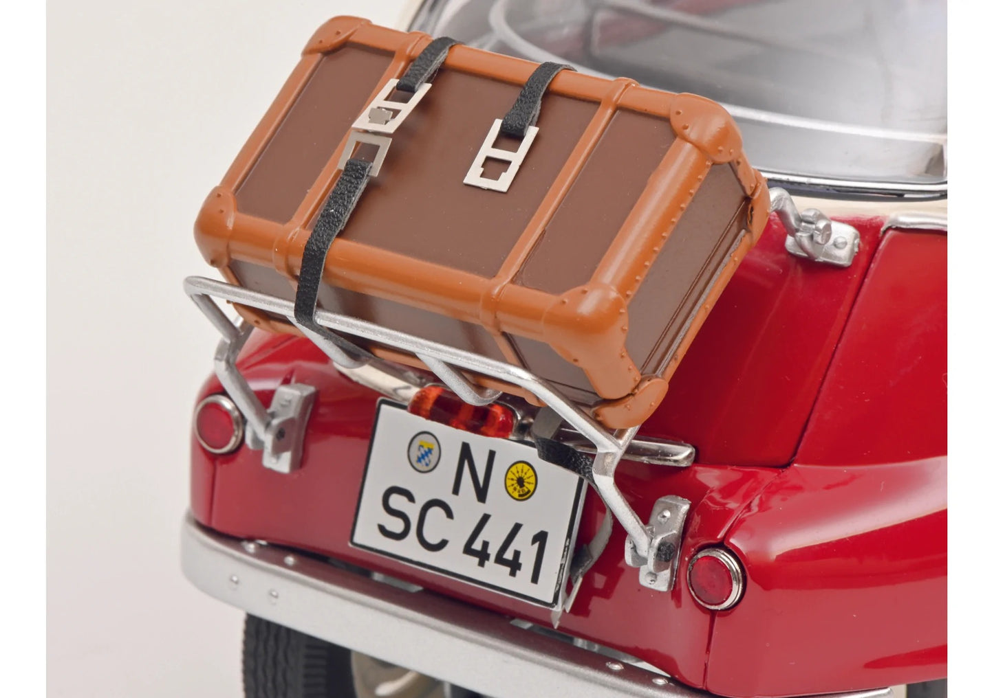 Schuco 1:12 BMW Isetta Exprot red/white 450672000