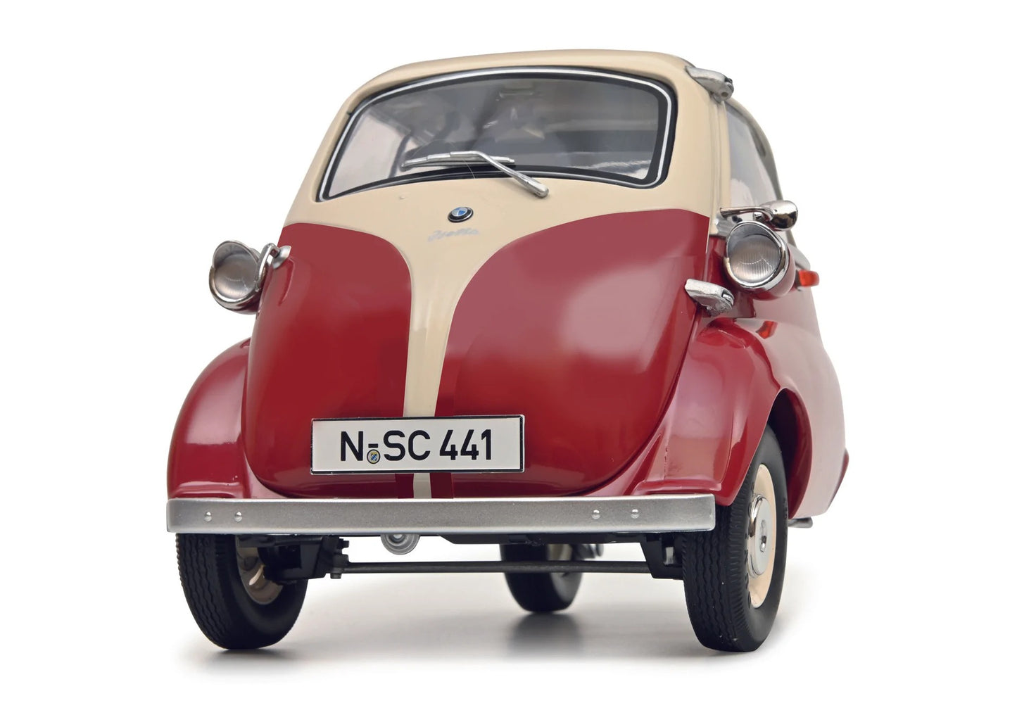 Schuco 1:12 BMW Isetta Exprot red/white 450672000