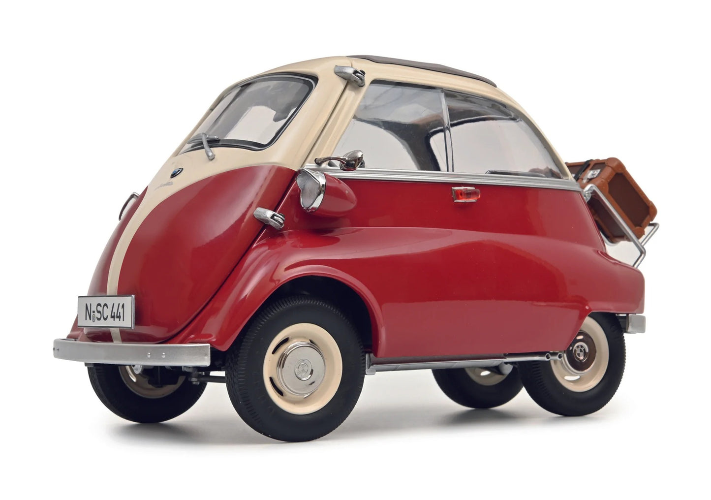 Schuco 1:12 BMW Isetta Exprot red/white 450672000
