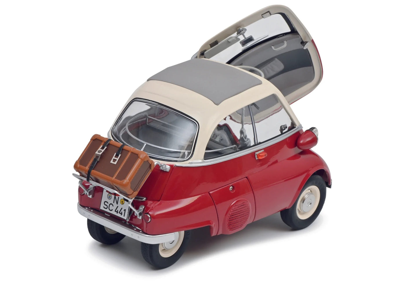 Schuco 1:12 BMW Isetta Exprot red/white 450672000