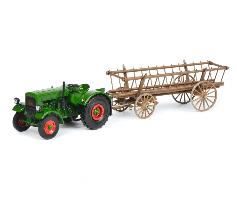 Schuco 1:32 Deutz F3 universal tractor with hay trailer 450782000