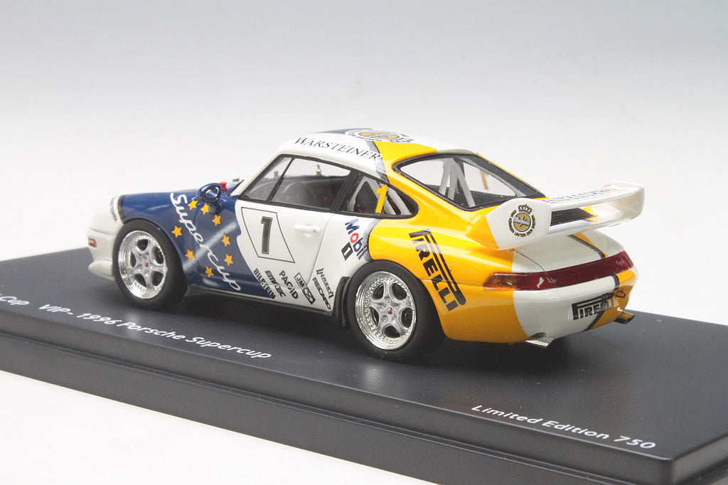Schuco 1:43 Porsche 911 (993) Cup VIP #1 Porsche Supercup 1996 450888200