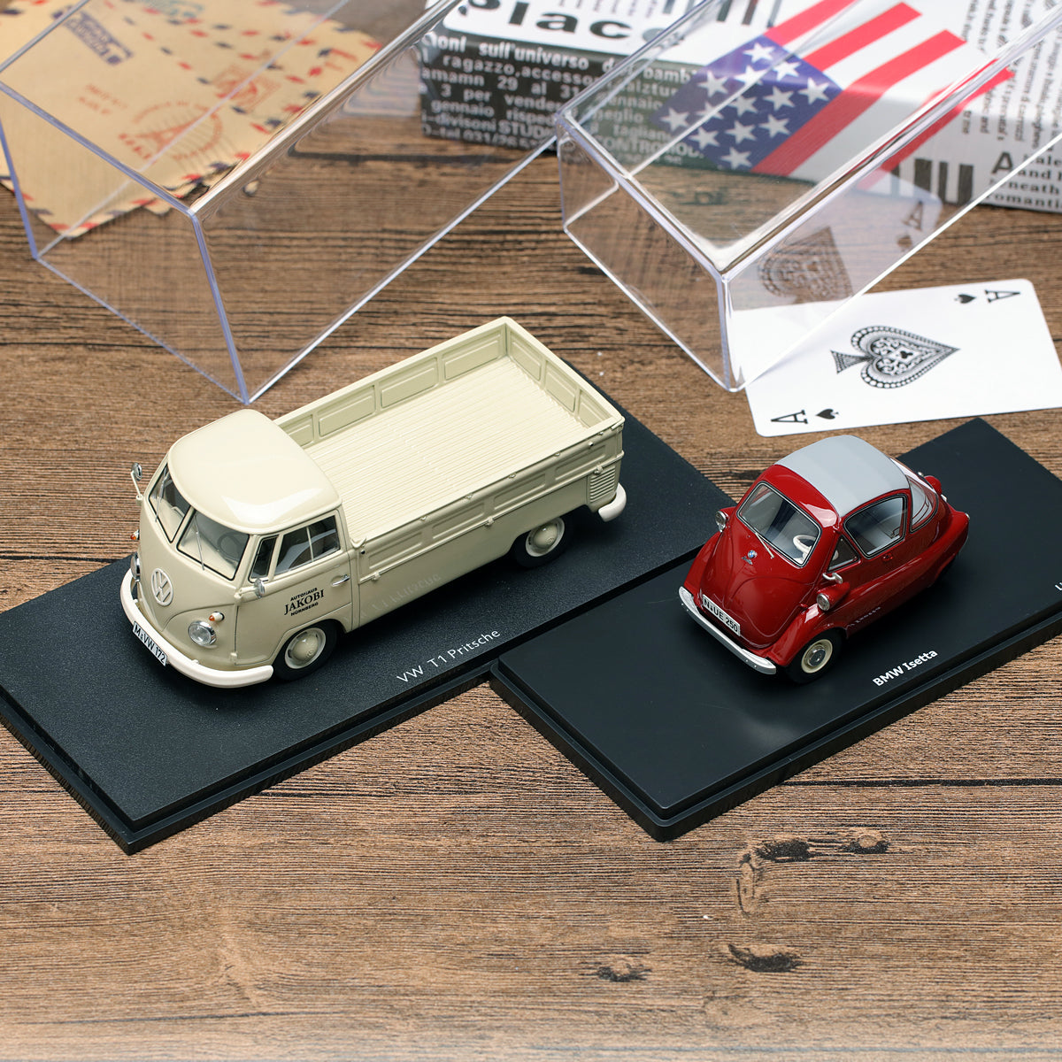 Schuco 1:32 Volkswagen T1 platform with Isetta 450896300