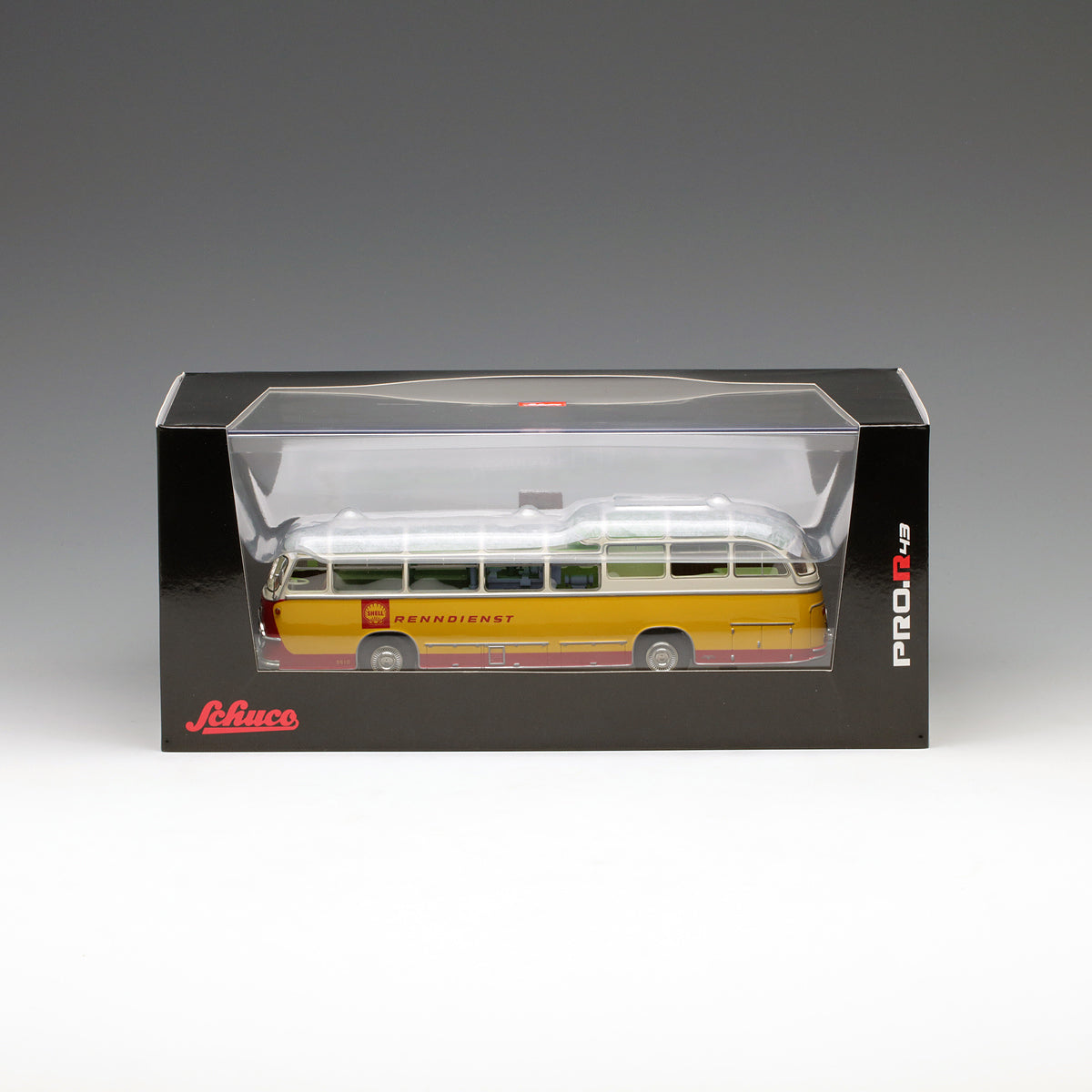 Schuco 1:43 Neoplan FH 11 Shell racing service yellow/red 450896500