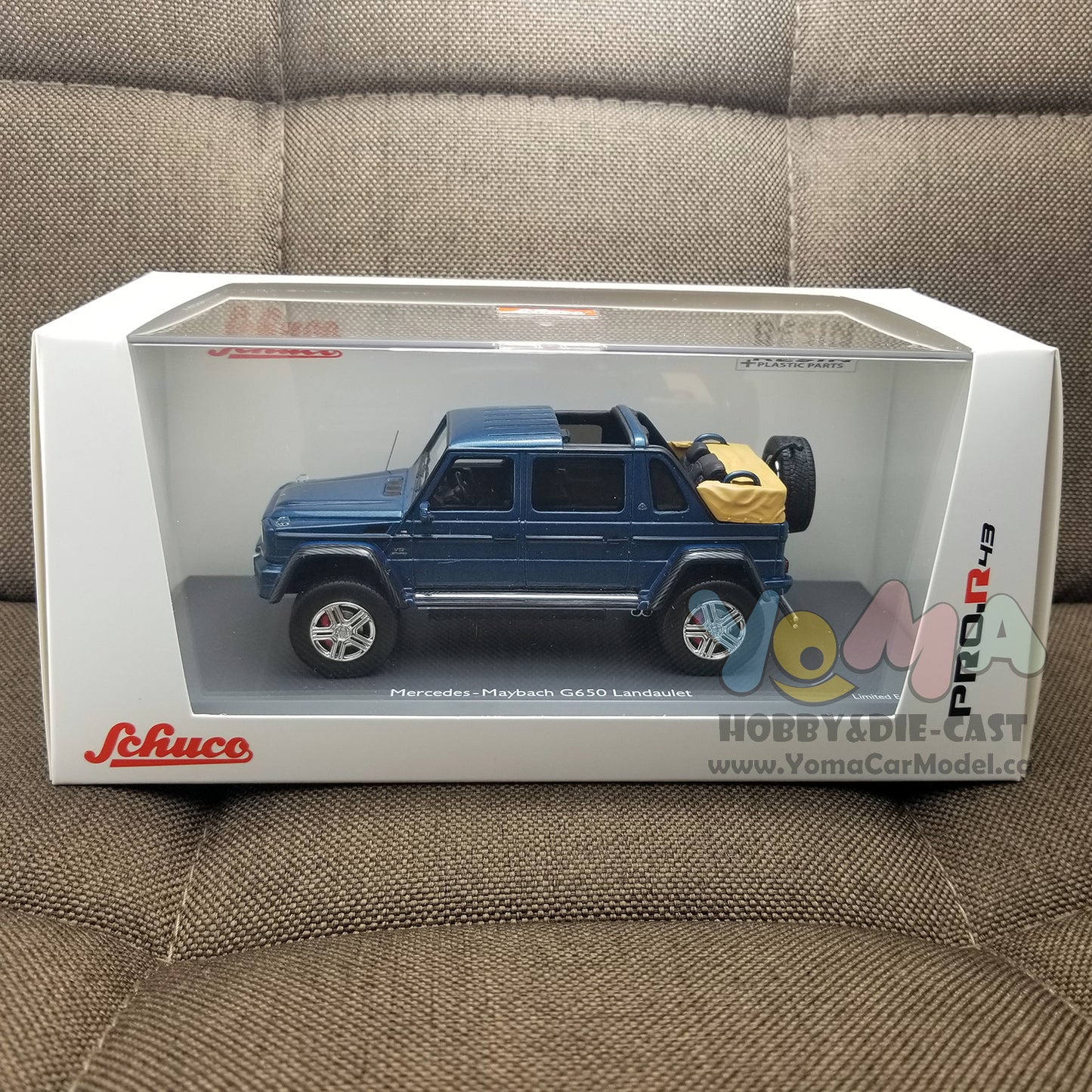 Schuco 1/43 Mercedes-Maybach G650 Landaulet blue 450900400