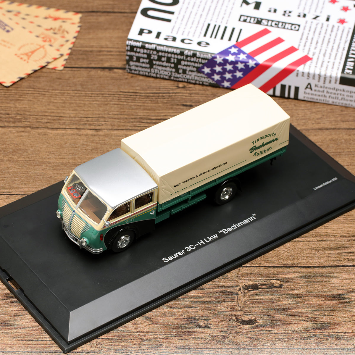 Schuco 1:43 Saurer 3C-H Truck Bachmann 450900700