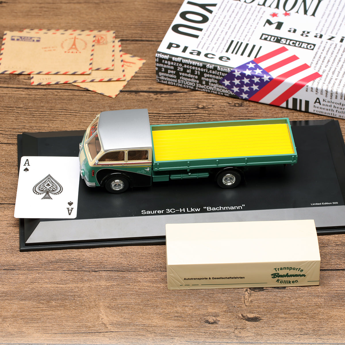 Schuco 1:43 Saurer 3C-H Truck Bachmann 450900700