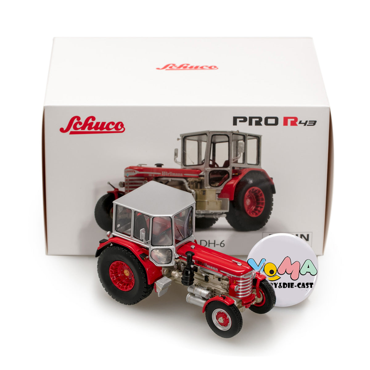 Schuco 1:32 Hurlimann DH 6 Tractor red 450902700