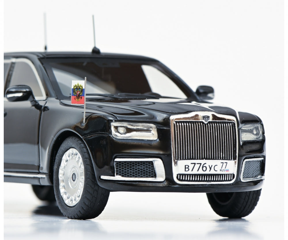 Schuco 1:43 Aurus Senat black President Car 450910000