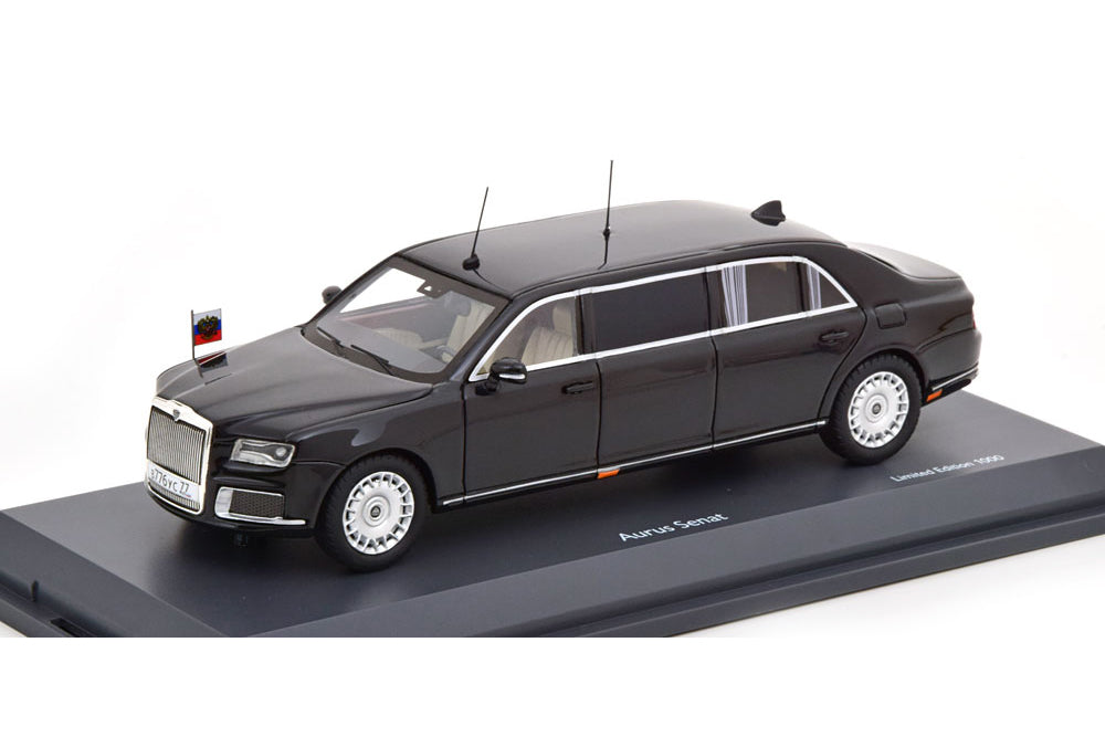 Schuco 1:43 Aurus Senat black President Car 450910000