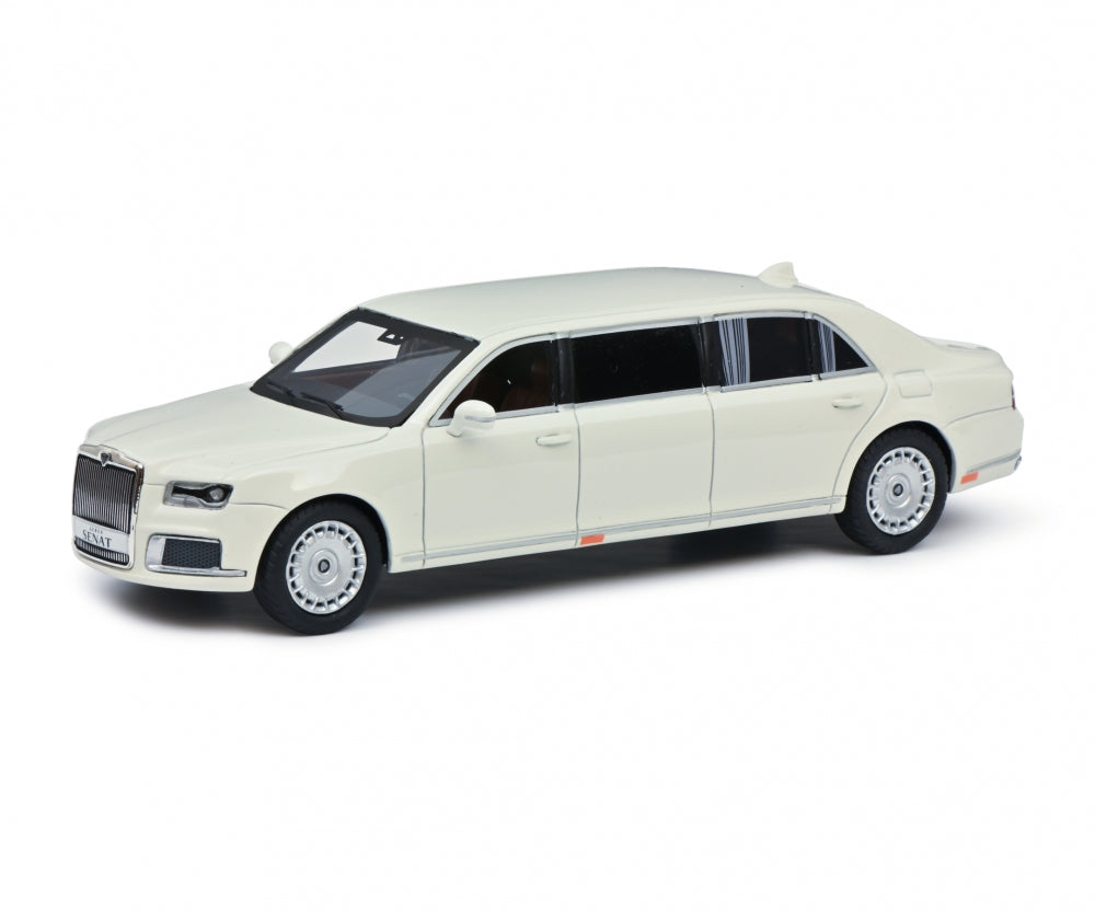 Schuco 1:43 Aurus Senat white President Car 450910100