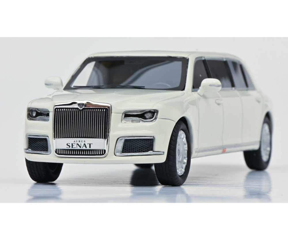 Schuco 1:43 Aurus Senat white President Car 450910100