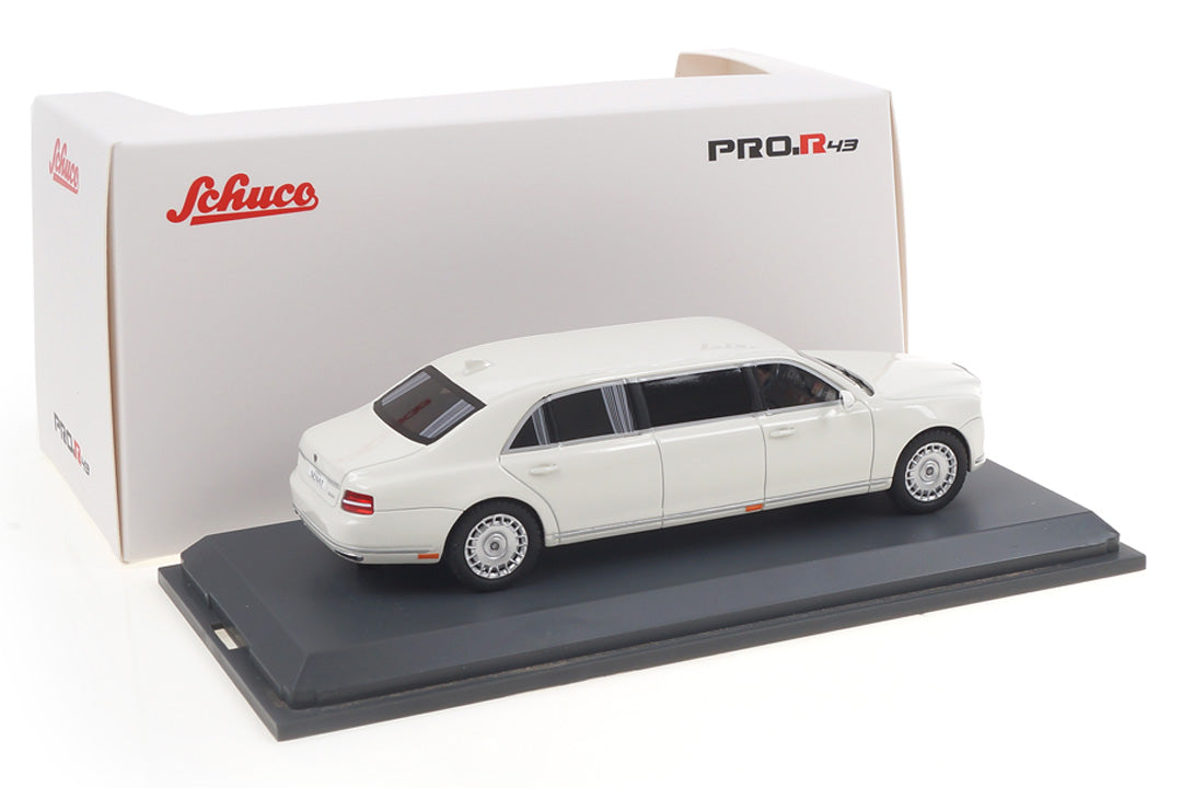 Schuco 1:43 Aurus Senat white President Car 450910100