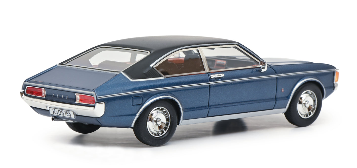Schuco 1:43 Ford Granada Coupe blue 450914200
