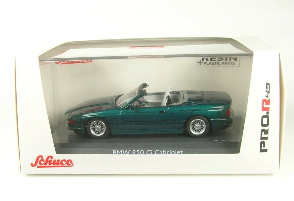 Schuco 1:43 BMW 850 CI Cabriolet (E31) Green 450915000