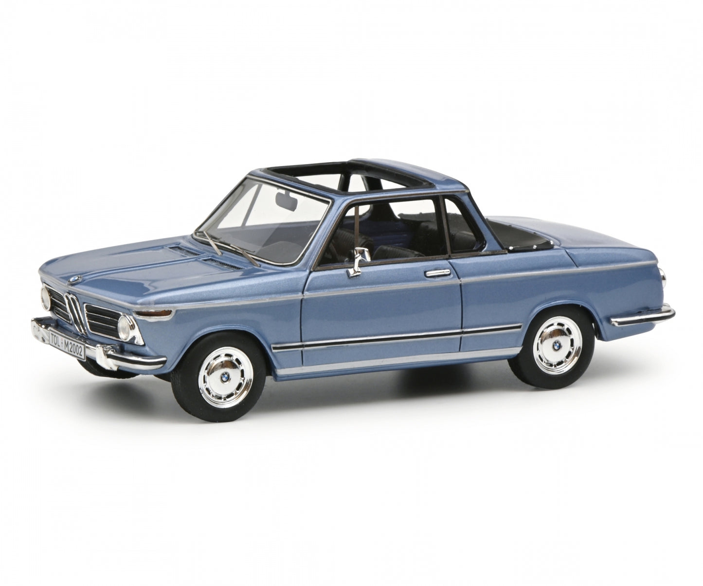 Schuco 1:43 BMW 2002 (E10) cabrio Blue 450918100