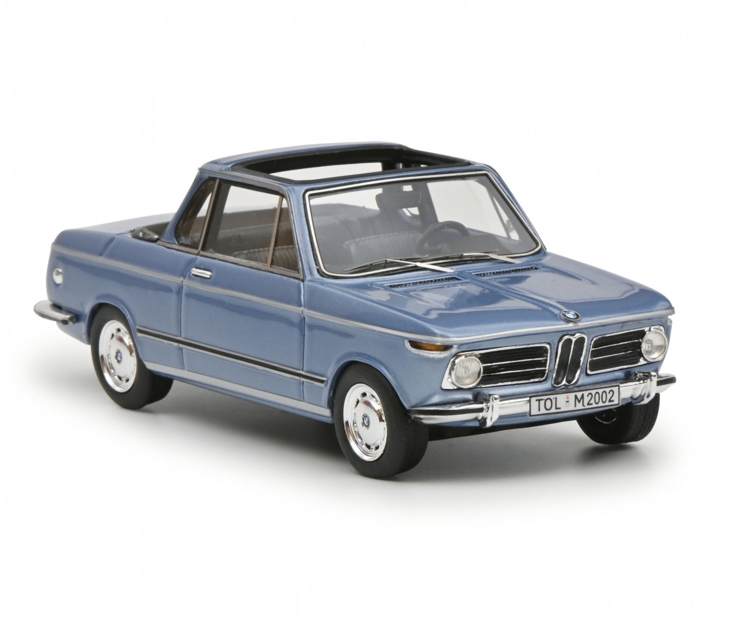 Schuco 1:43 BMW 2002 (E10) cabrio Blue 450918100