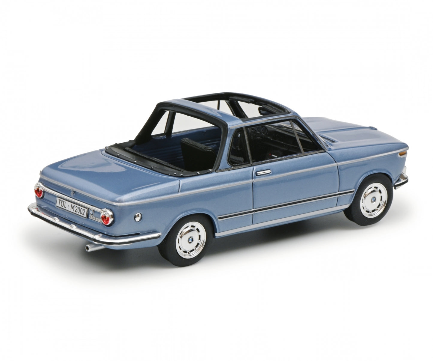 Schuco 1:43 BMW 2002 (E10) cabrio Blue 450918100