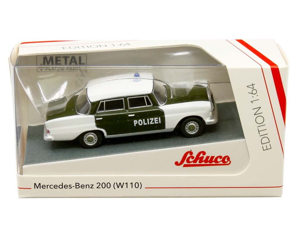Schuco 1:64 Mercedes-Benz 200 POLIZE 452027800