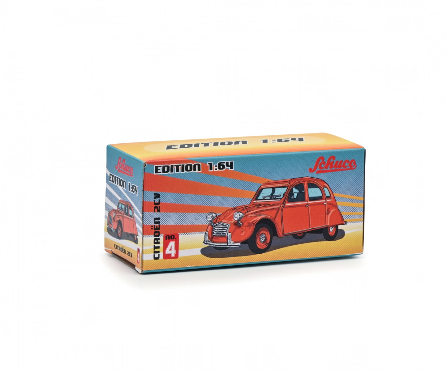 Schuco 1:64 Citroen 2CV Orange #4 452030800
