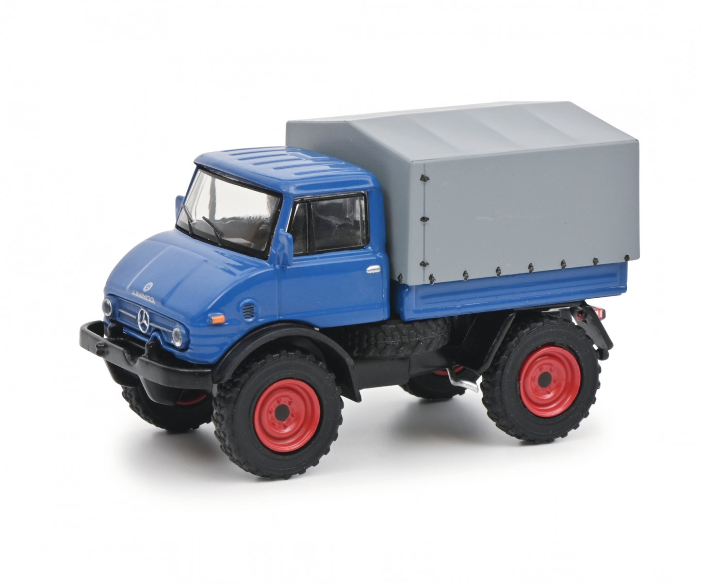 Schuco 1:64 Mercedes Unimog U406 Blue 452034000