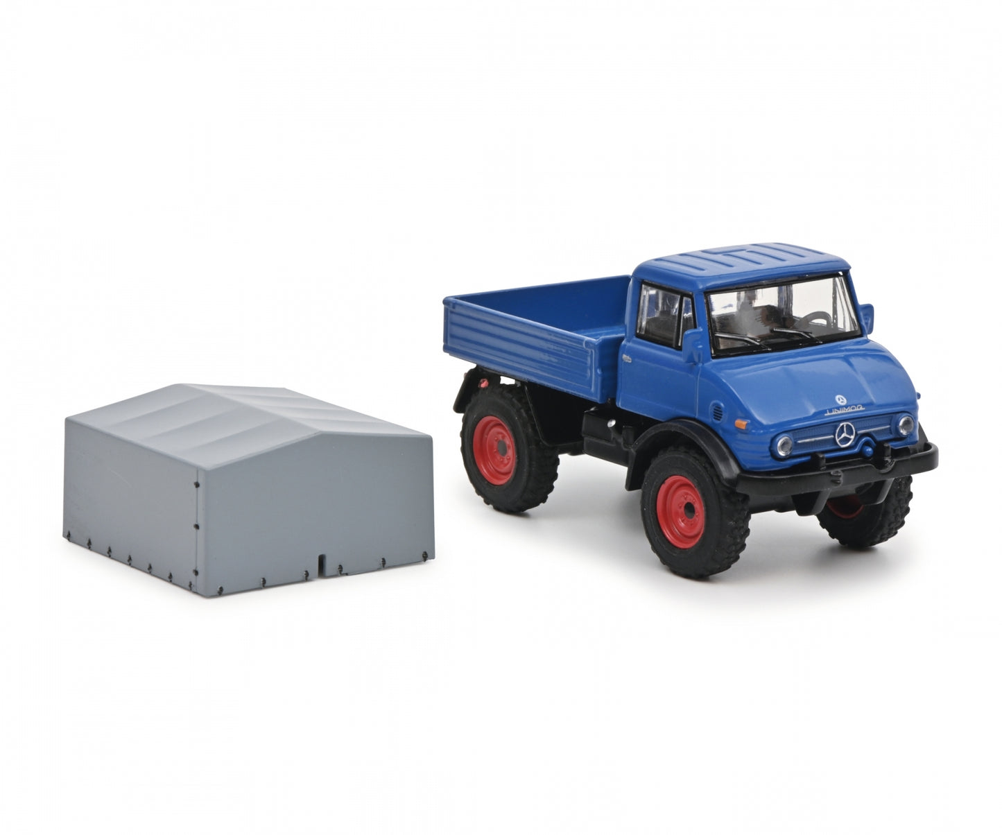 Schuco 1:64 Mercedes Unimog U406 Blue 452034000