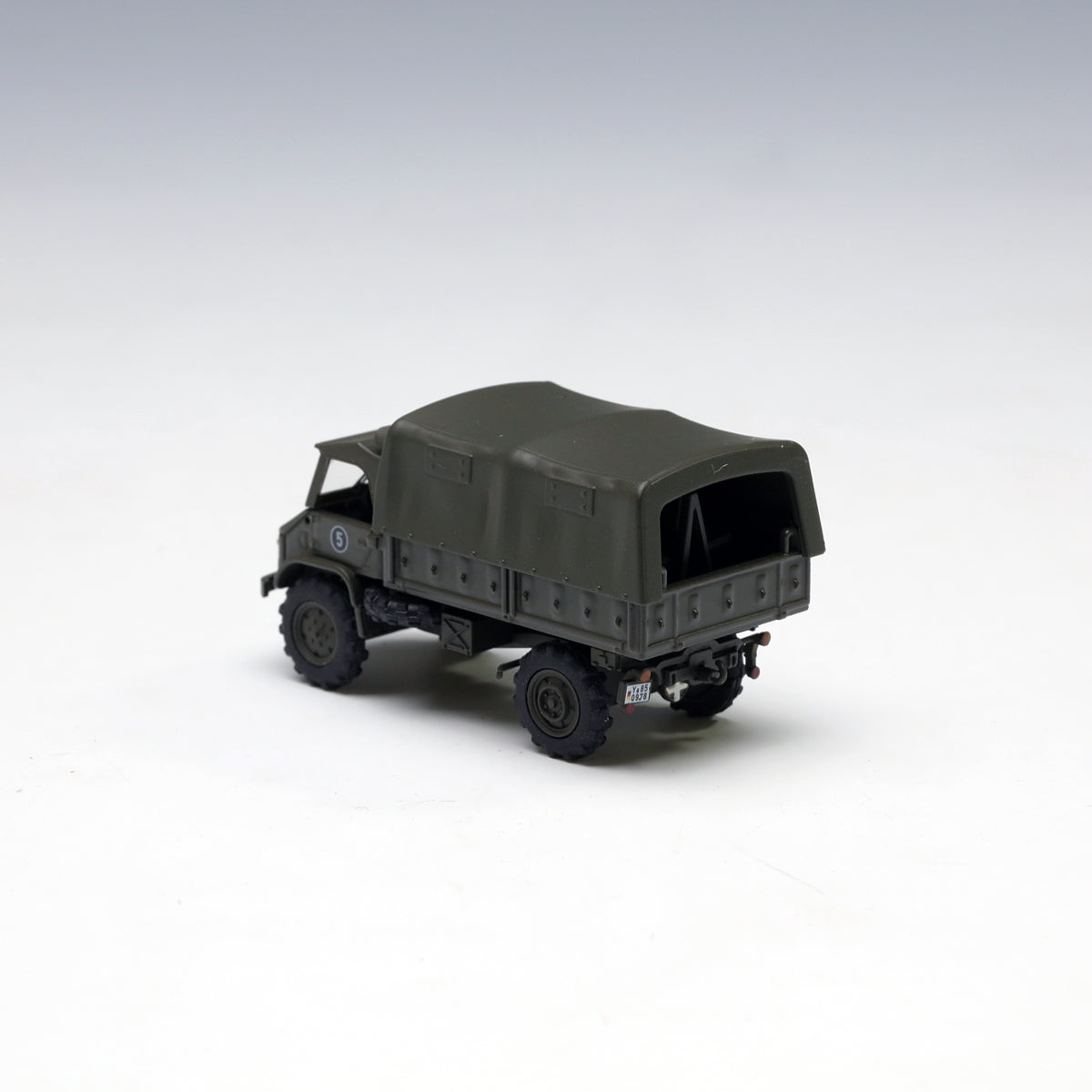 Schuco 1:87 Unimog S 404 pick up tarpaulin Bundeswehr 452625000