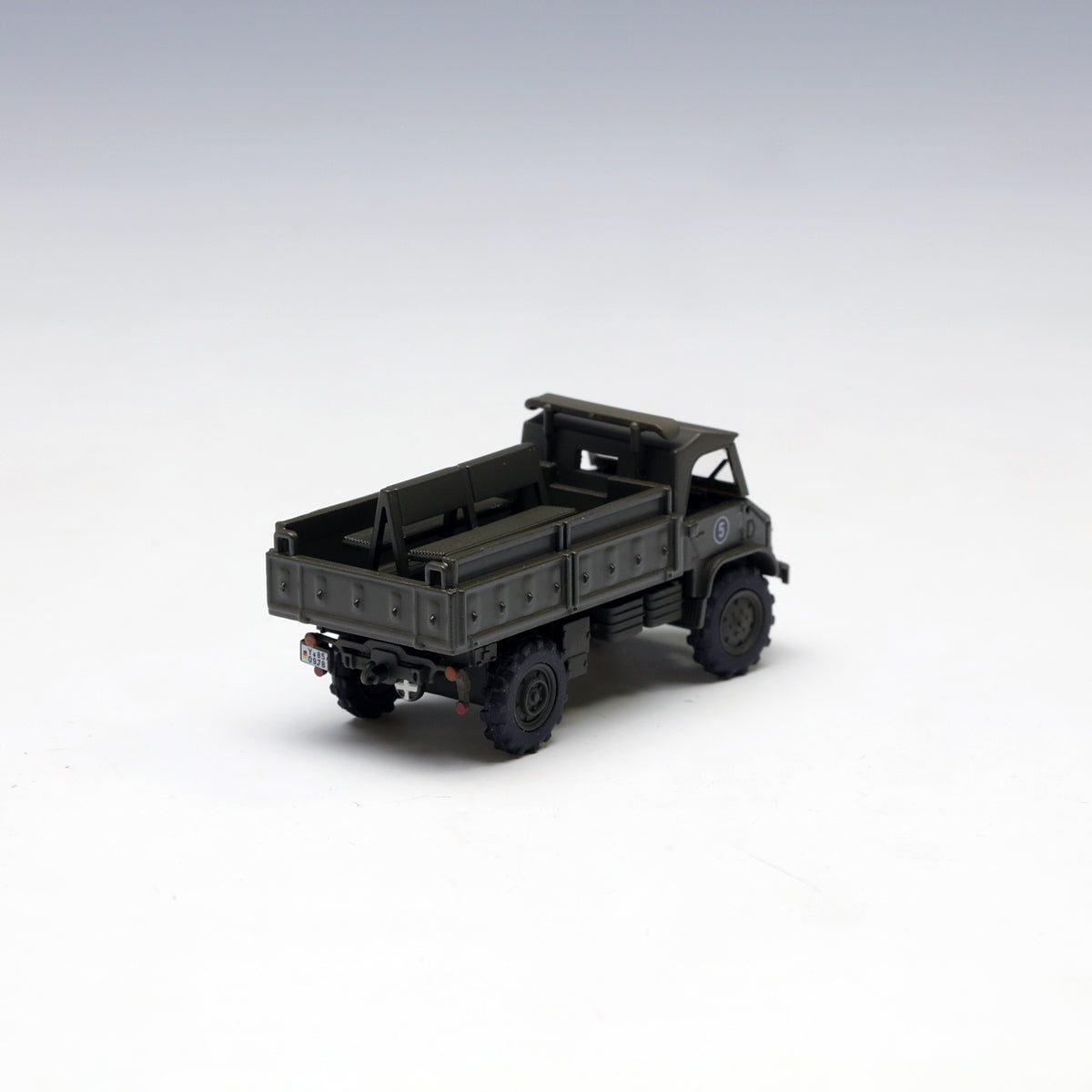 Schuco 1:87 Unimog S 404 pick up tarpaulin Bundeswehr 452625000