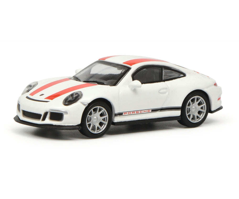 Schuco 1:87 Porsche 911 R (991) white/red 452629900