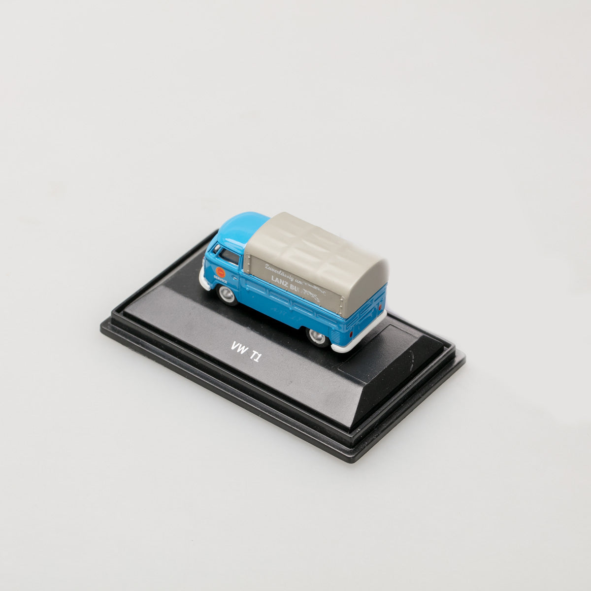 Schuco 1:87 Volkswagen T1c pick-up with tarpaulin Lanz blue 452634000