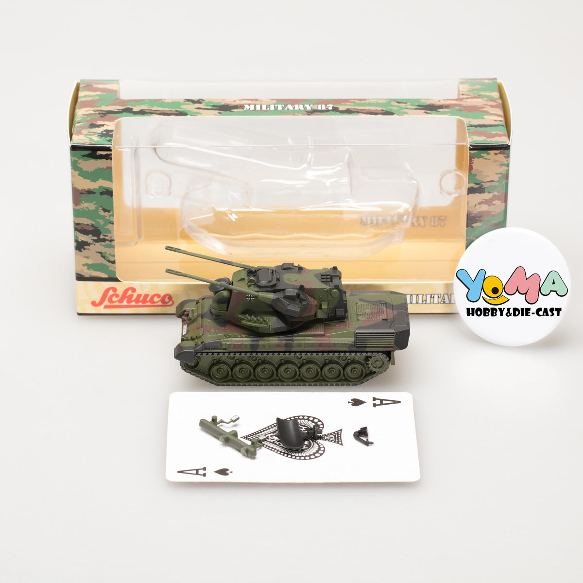 Schuco 1:87 Gepard Flakpanzer Bundeswehr camouflaged 452635500