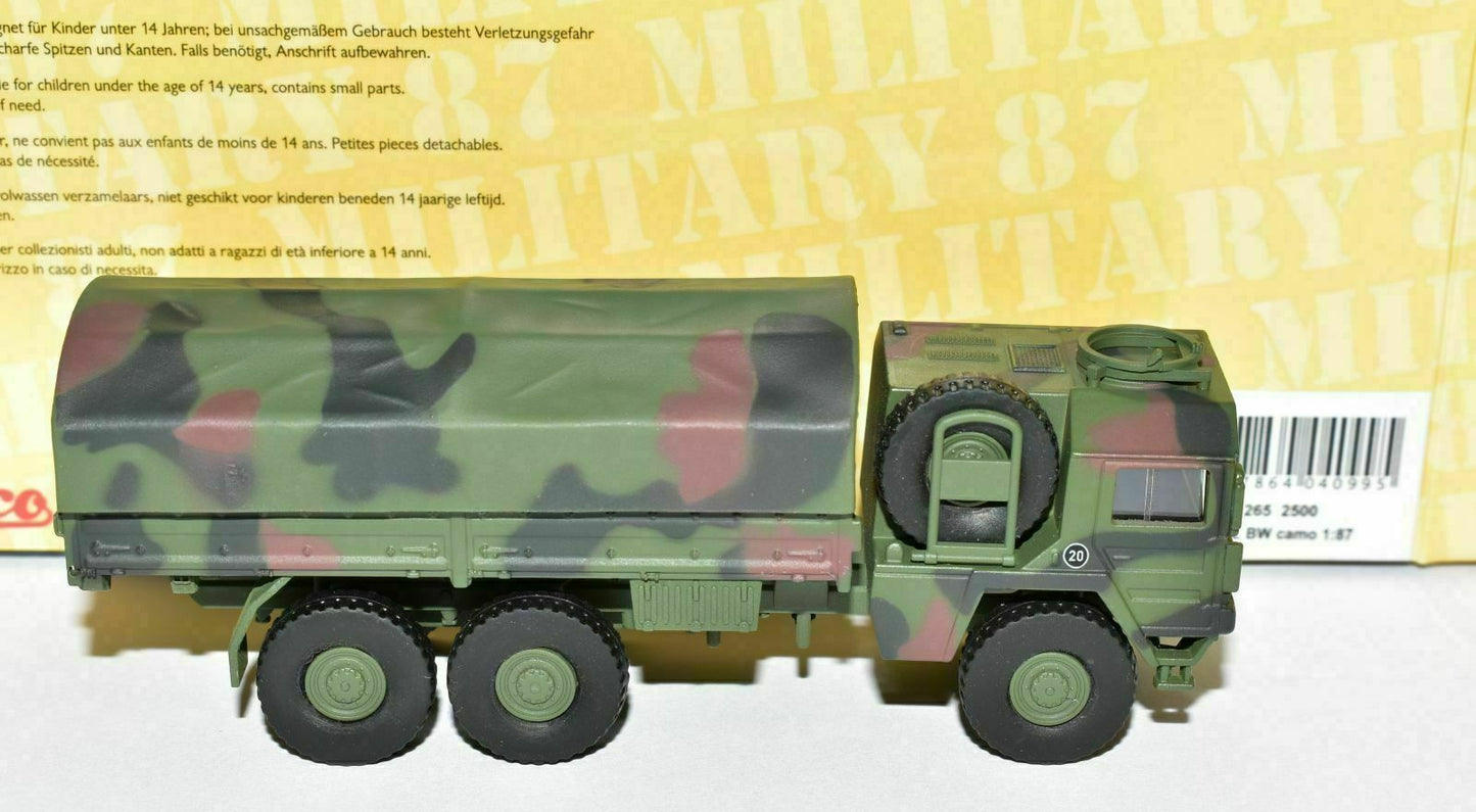 Schuco 1:87 Man 7t Gl Bw Camouflage 452652500