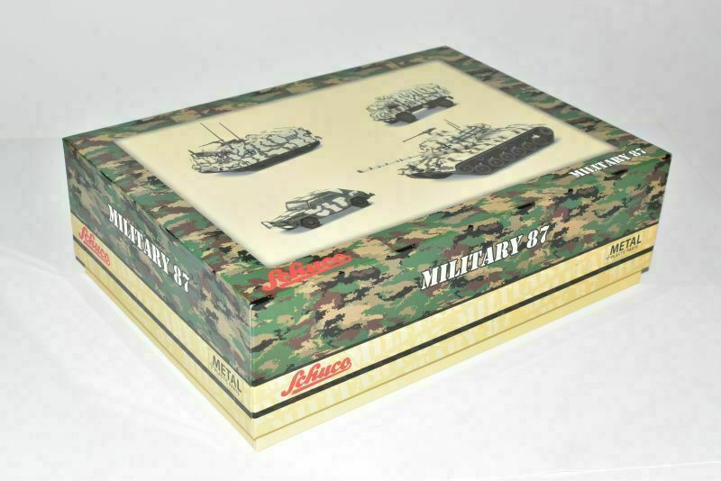 Schuco 1:87 Set winter camouflage M47 Battle Tank/ M113 Personel Carrier/ Unimog S404/ Volkswagen Kubelwagen Typ 181 452653000