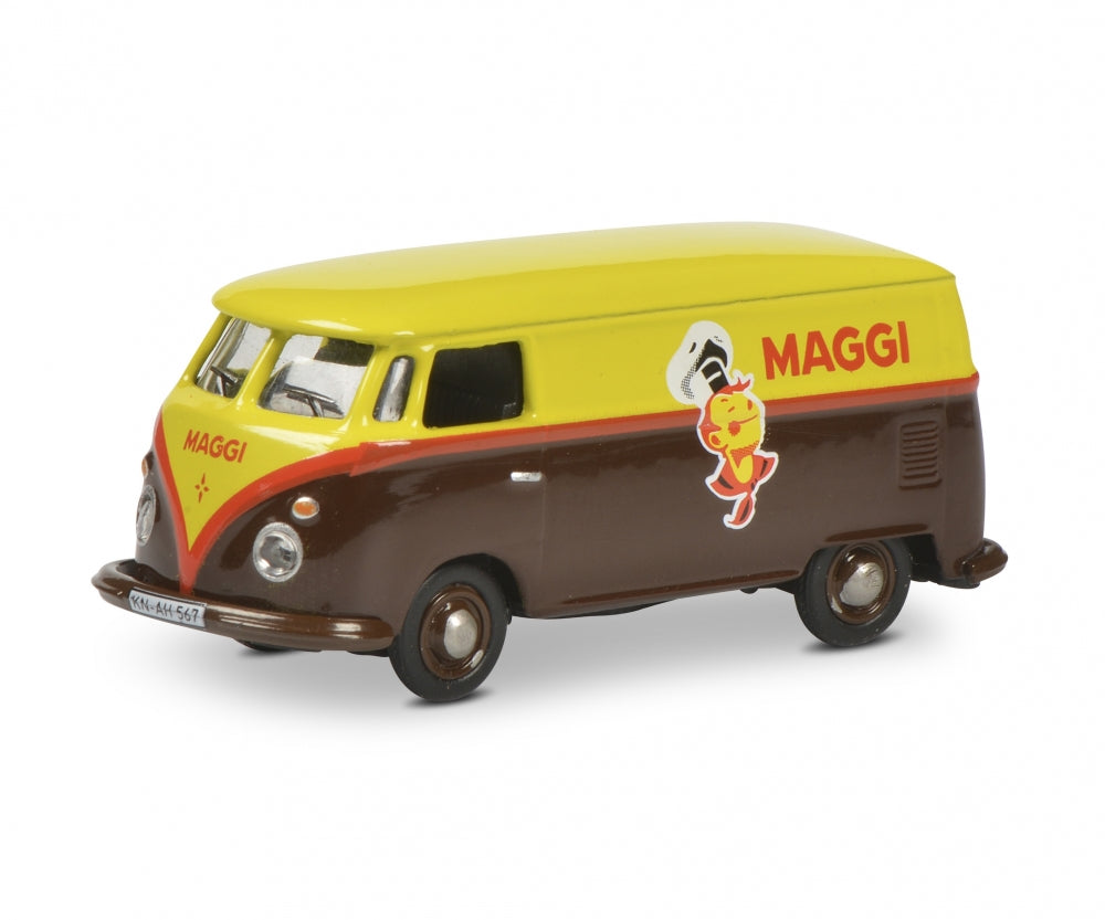 Schuco 1:87 MHI 3-Car Set STARKE MARKEN Volkswagen T1 + Hanomag Kurier 452655400
