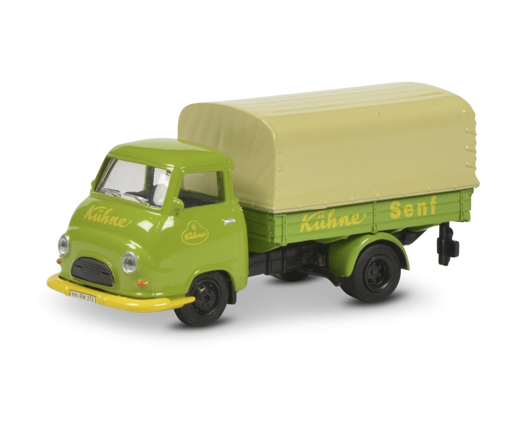 Schuco 1:87 MHI 3-Car Set STARKE MARKEN Volkswagen T1 + Hanomag Kurier 452655400