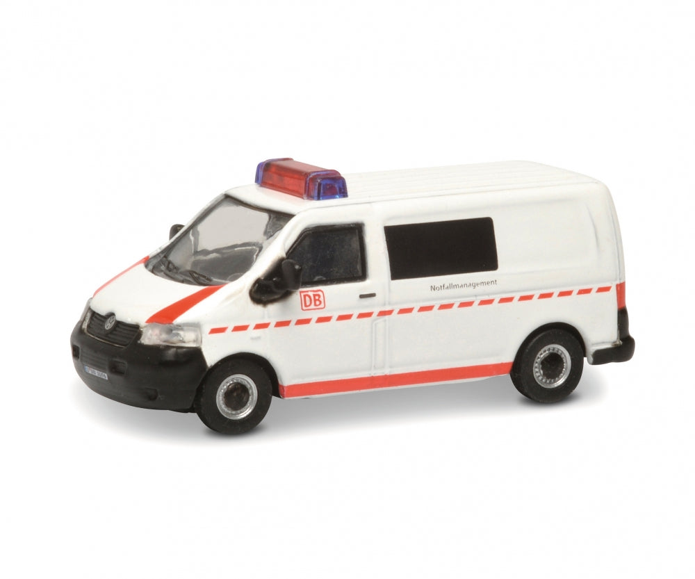 Schuco 1:87 MHI Volkswagen T5 Van and five figures Deutsche Bahn AG Notfallmanagement 452655500